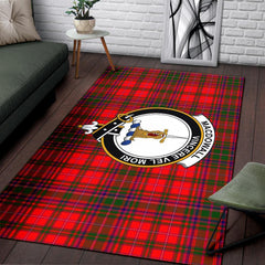 Macdowall (Of Garthland) Tartan Crest Area Rug