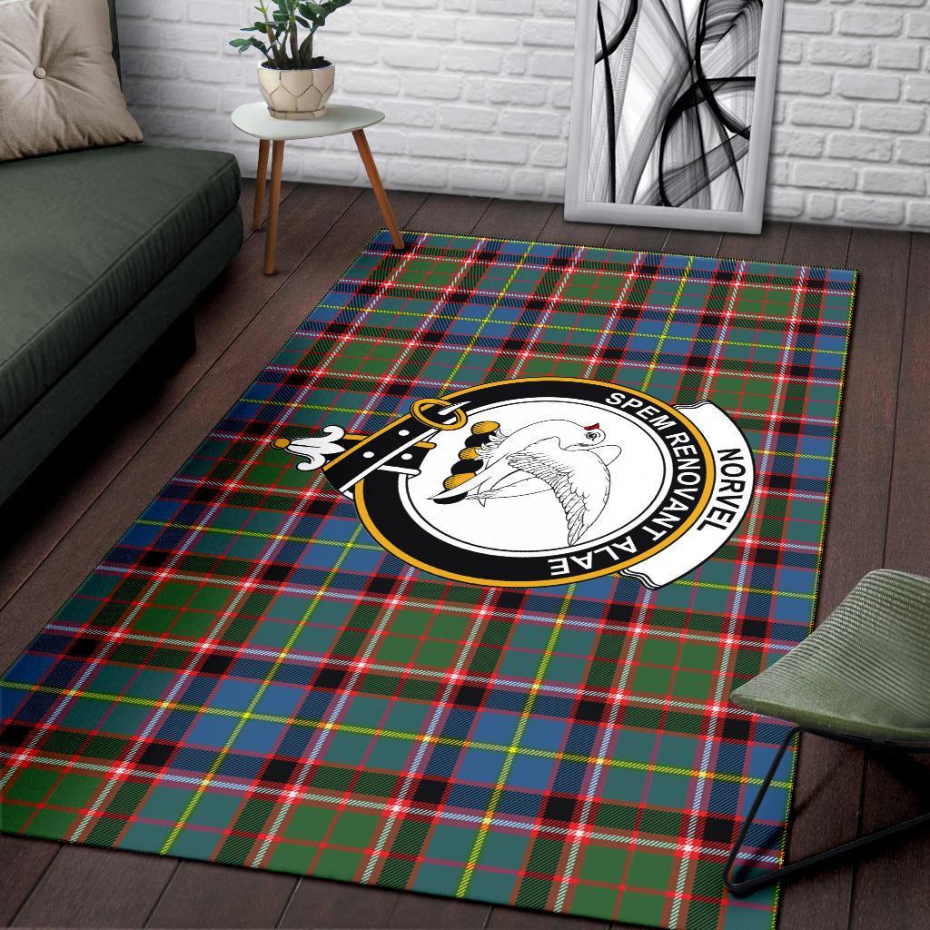 Norvel Tartan Crest Area Rug