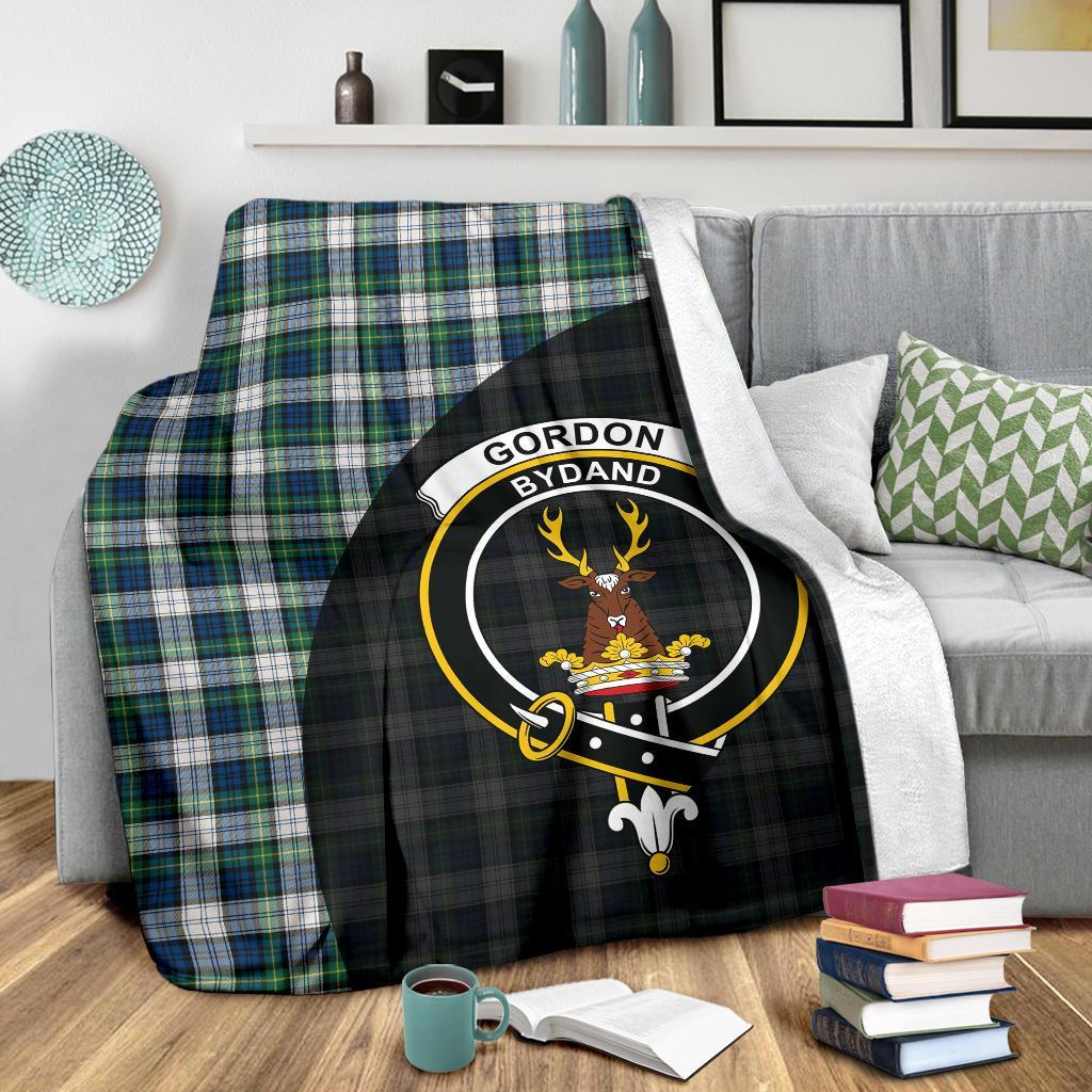 Gordon Dress Ancient Tartan Crest Blanket Wave Style