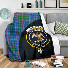 Ralston Tartan Crest Blanket Wave Style