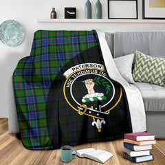 Paterson Tartan Crest Blanket Wave Style