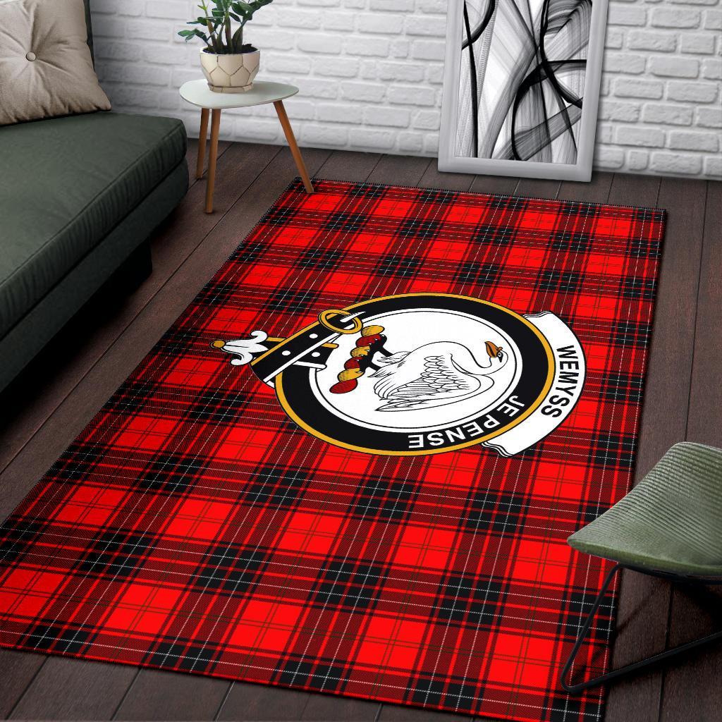 Wemyss Tartan Crest Area Rug