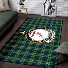 Blackadder Tartan Crest Area Rug