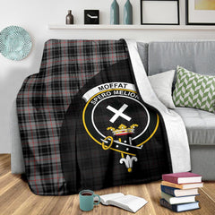 Moffat Modern Tartan Crest Blanket Wave Style