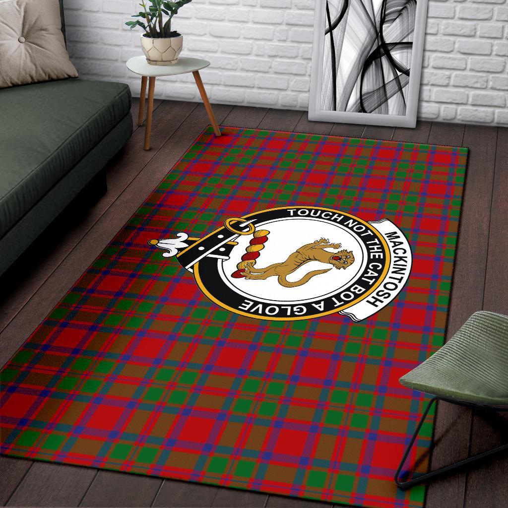 Mackintosh Tartan Crest Area Rug