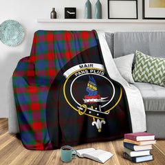 Mar Tartan Crest Blanket Wave Style