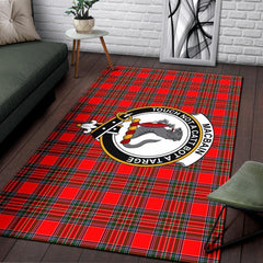 Macbain Tartan Crest Area Rug