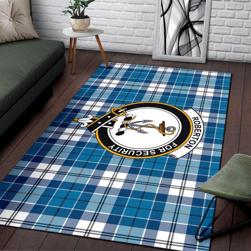 Roberton Tartan Crest Area Rug