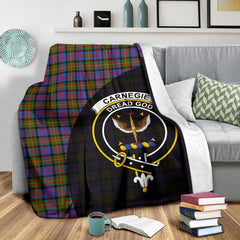 Carnegie Ancient Tartan Crest Blanket Wave Style