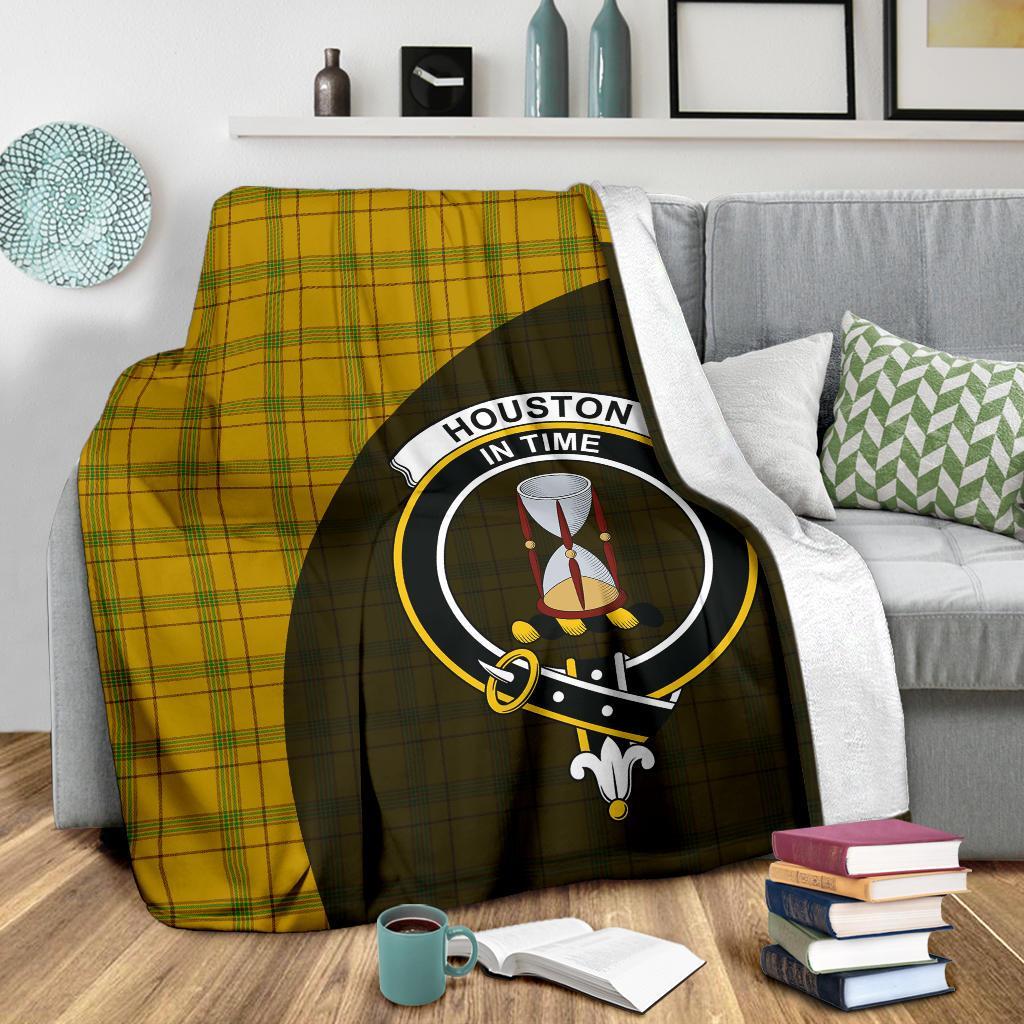 Houston Tartan Crest Blanket Wave Style