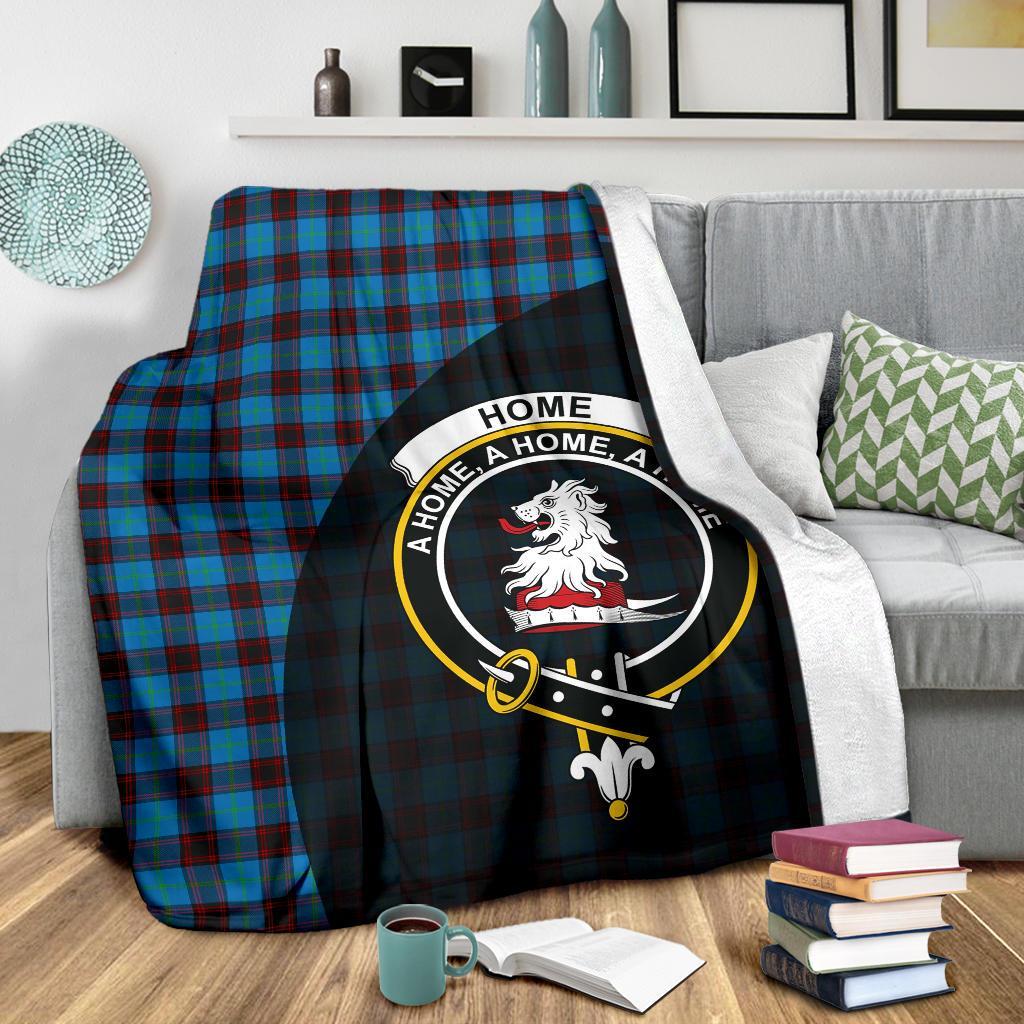 Home Ancient Tartan Crest Blanket Wave Style