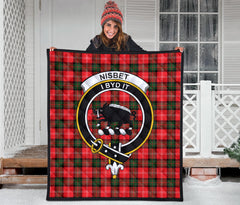 Nisbet Modern Tartan Crest Quilt SP