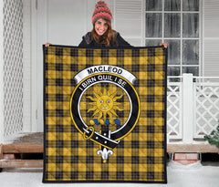 MacLeod of Lewis Ancient Family Tartan Crest Quilt - SP
