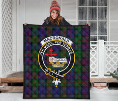 MacDonald Tartan Crest Quilt - SP