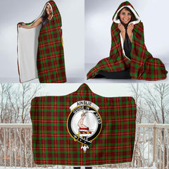 Ainslie Family Tartan Crest Hooded Blanket