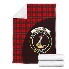 Wallace Weathered Tartan Crest Blankets Wave Style