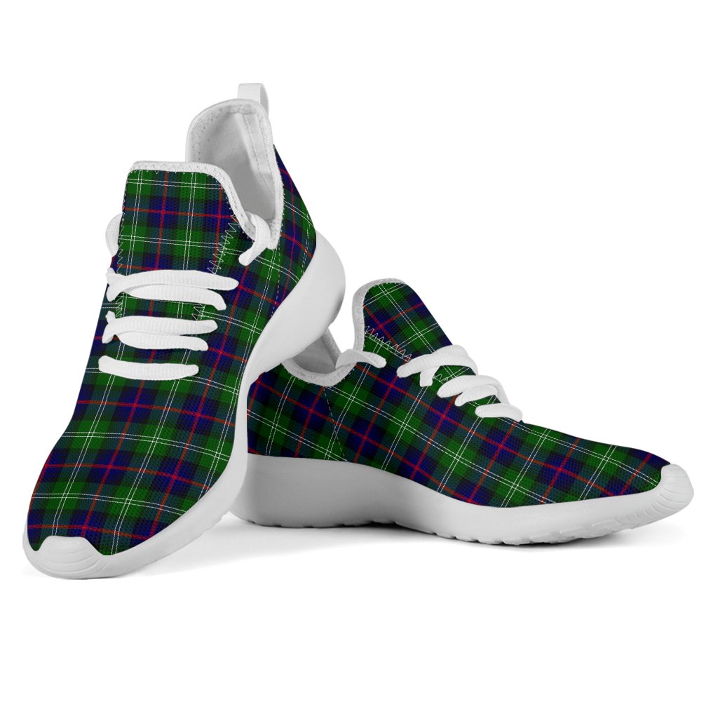 Sutherland Modern Tartan Mesh Knit Sneakers