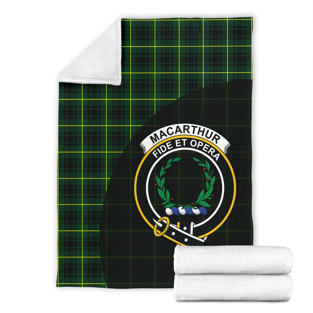 MacArthur Modern Tartan Crest Blankets