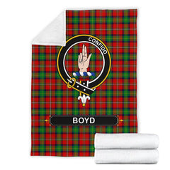 Boyd Family Tartan Crest Blankets