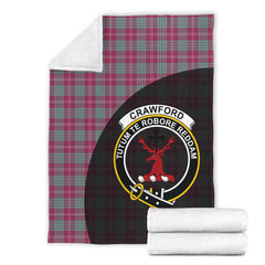 Crawford Ancient Tartan Crest Blanket - 3 Sizes