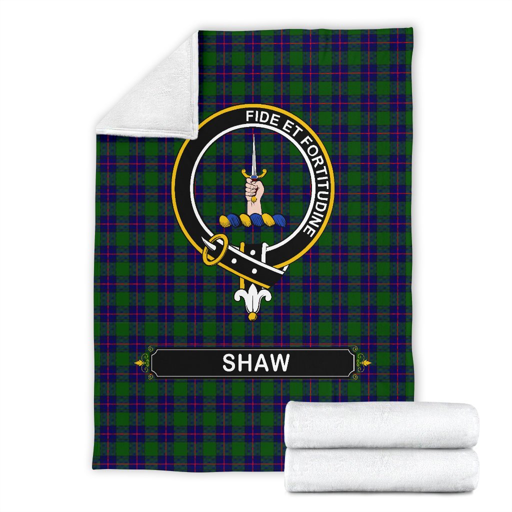 Shaw (of Tordarroch) Tartan Crest Blankets