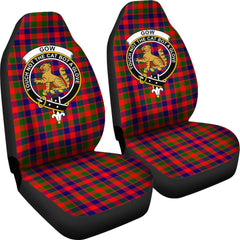 Gow Of Mcgouan Tartan Crest Car seat cover