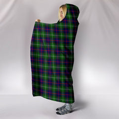 Sutherland Modern Tartan Hooded Blanket