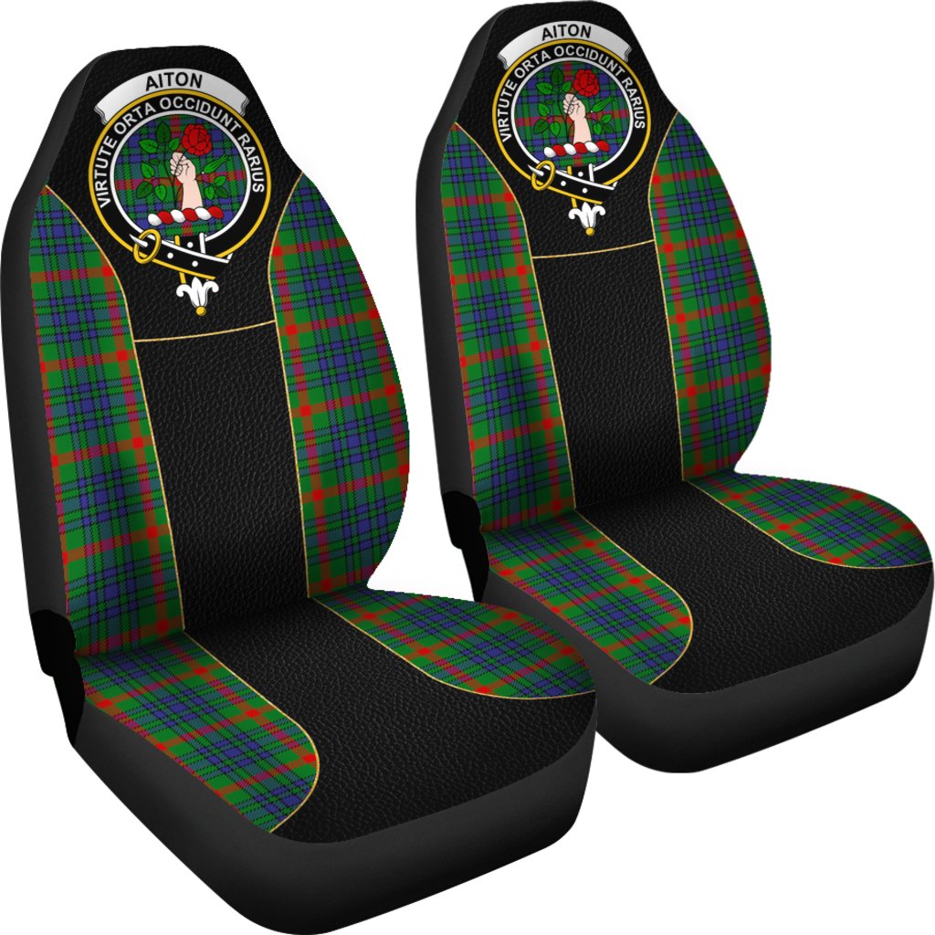Aiton Tartan Crest Special Style Car Seat Cover