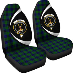 Keith Modern Tartan Crest Car Seat Cover