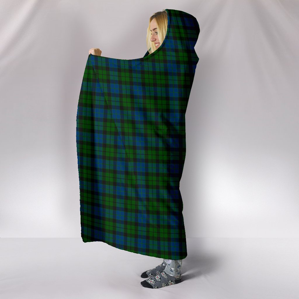 MacKay Modern Tartan Hooded Blanket