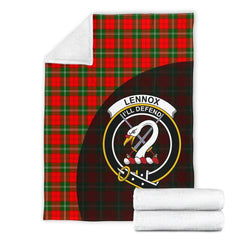 Lennox Modern Tartan Crest Blanket Wave Style