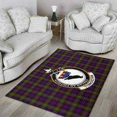 Macdonell Of Glengarry Tartan Crest Area Rug