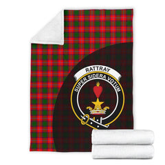 Rattray Modern Tartan Crest Blanket Wave Style