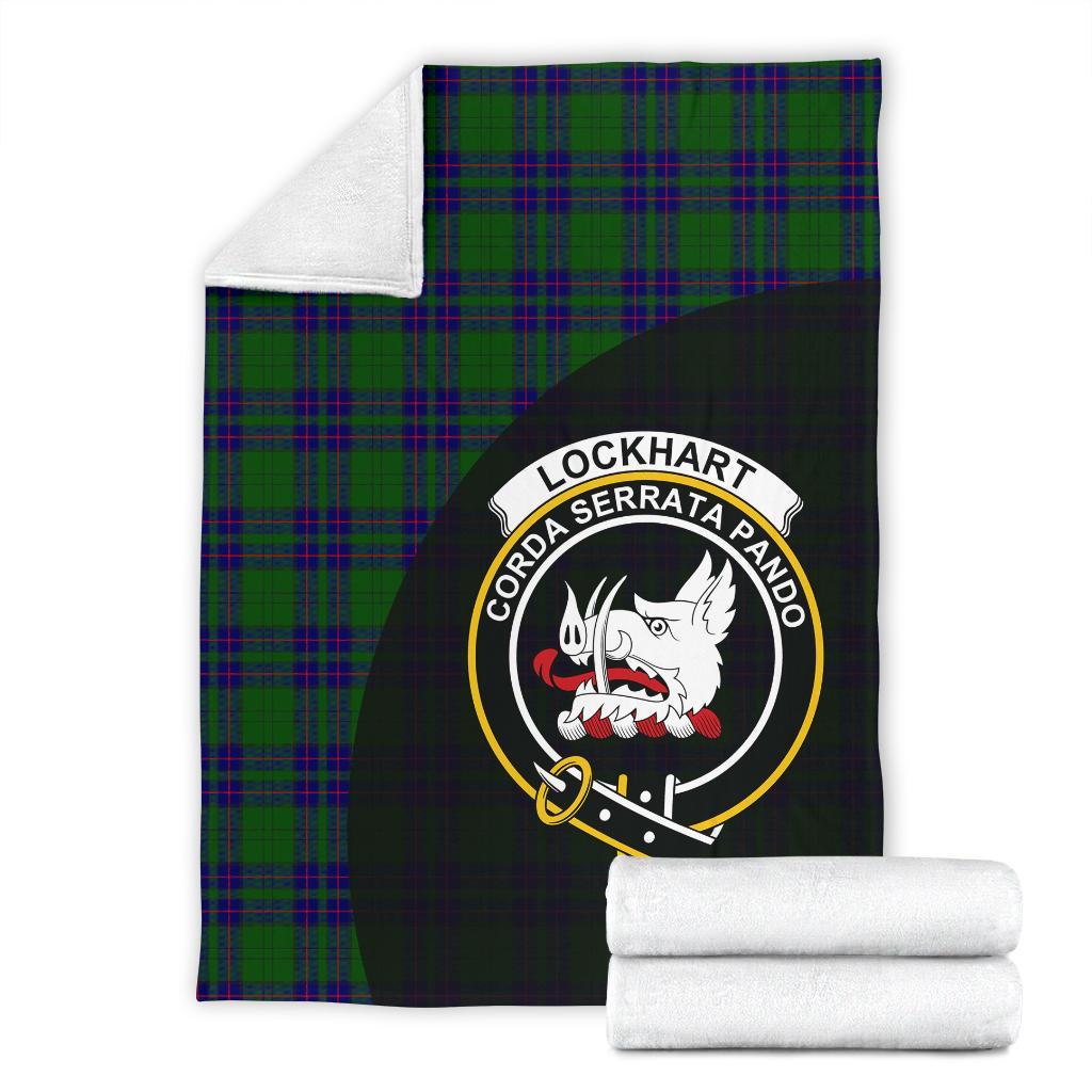 Lockhart Modern Tartan Crest Blanket Wave Style