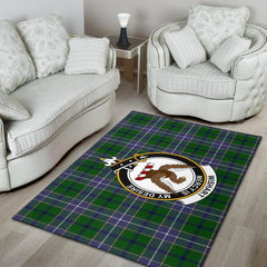 Wishart Tartan Crest Area Rug