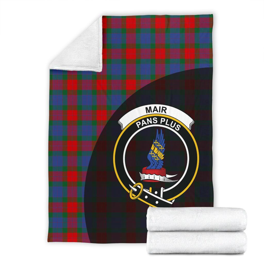 Mar Tartan Crest Blanket Wave Style