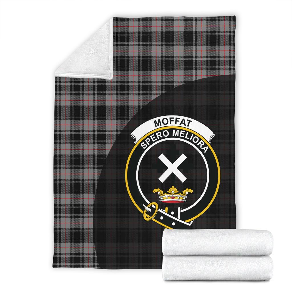 Moffat Modern Tartan Crest Blanket Wave Style