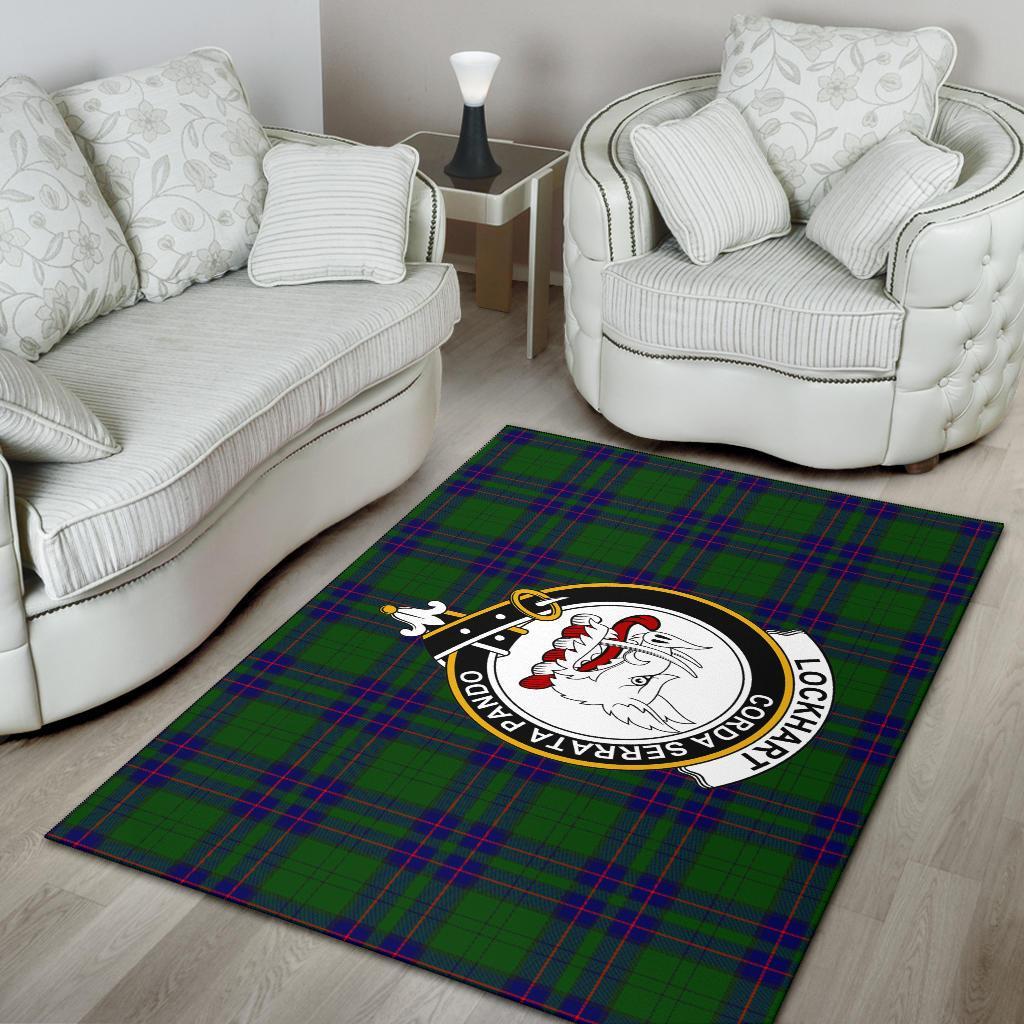 Lockhart Tartan Crest Area Rug