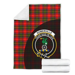 Somerville Modern Tartan Crest Blanket Wave Style