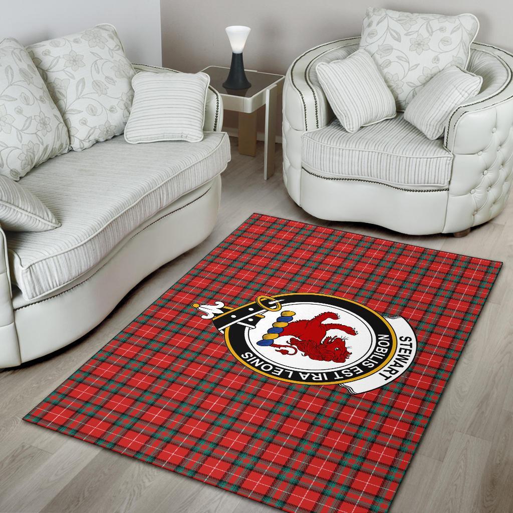 Stewart (Stuart) Of Bute Tartan Crest Area Rug