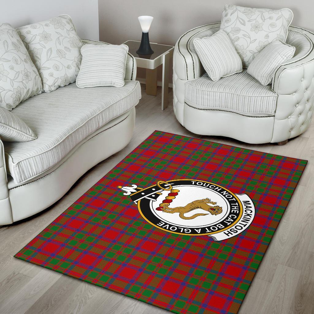 Mackintosh Tartan Crest Area Rug