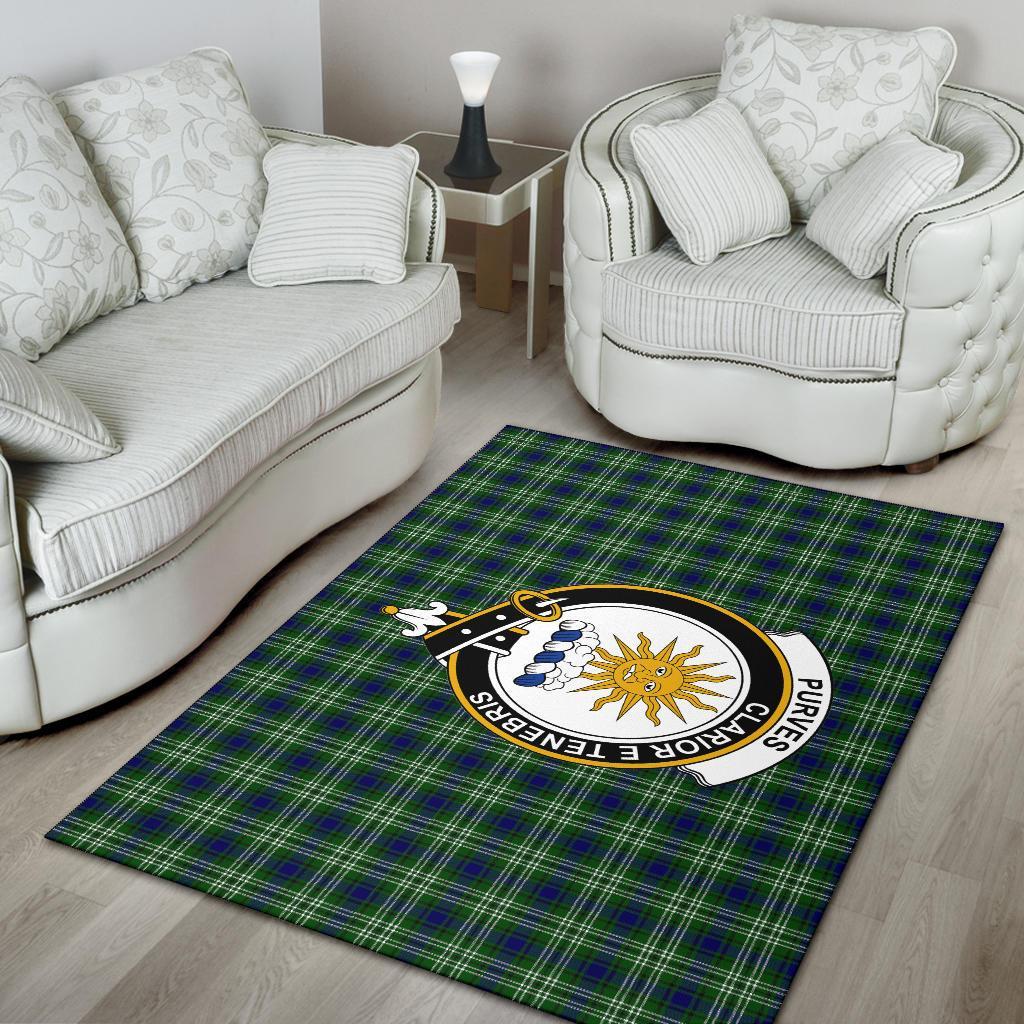 Purves Tartan Crest Area Rug