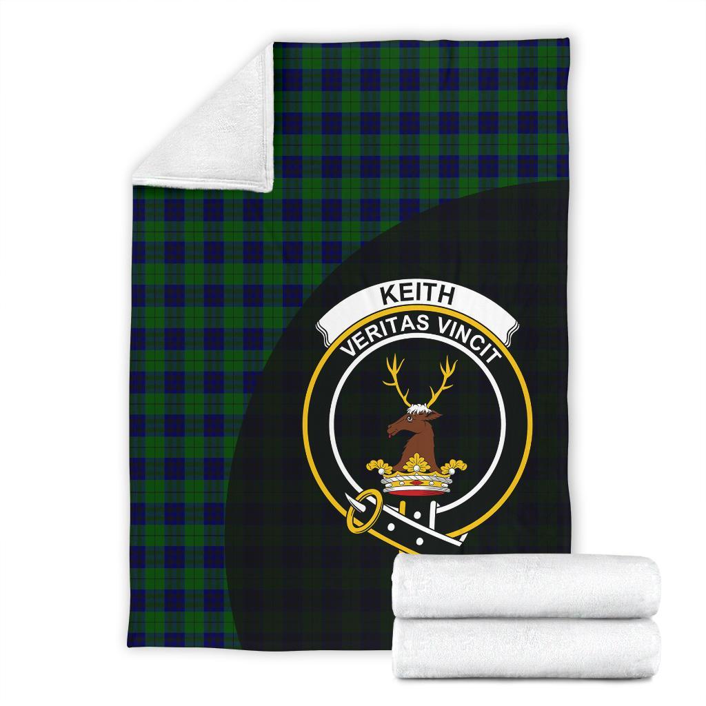 Keith Modern Tartan Crest Blanket Wave Style