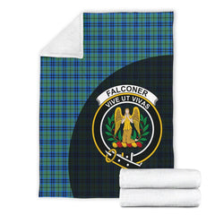 Falconer Tartan Crest Blanket Wave Style