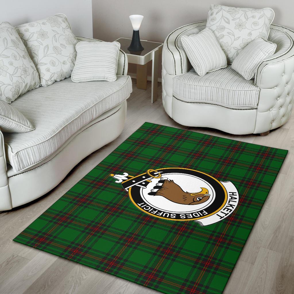 Halkett Tartan Crest Area Rug