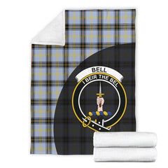 Bell of the Borders Tartan Crest Blanket Wave Style