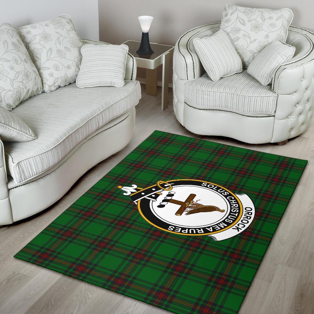 Orrock Tartan Crest Area Rug