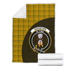 Houston Tartan Crest Blanket Wave Style