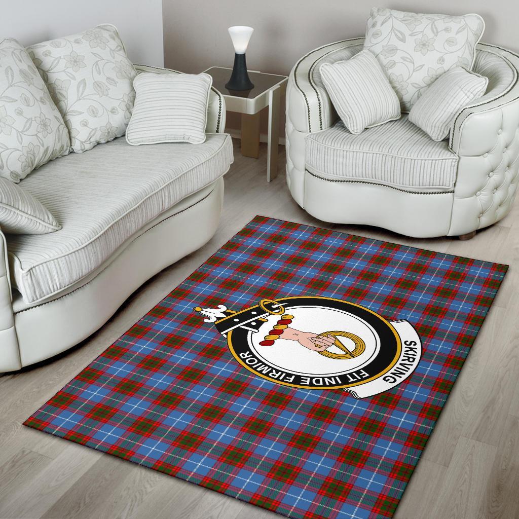 Skirving Tartan Crest Area Rug