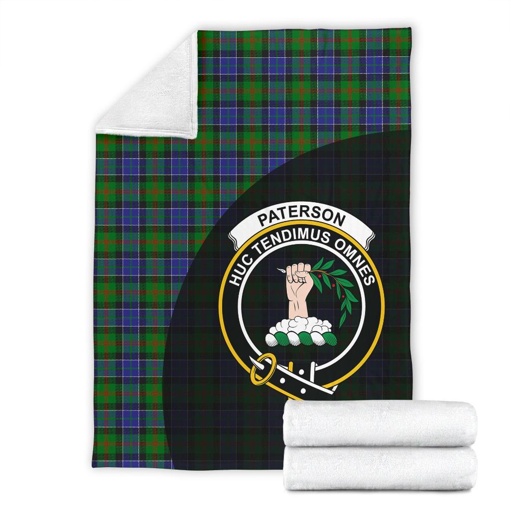 Paterson Tartan Crest Blanket Wave Style